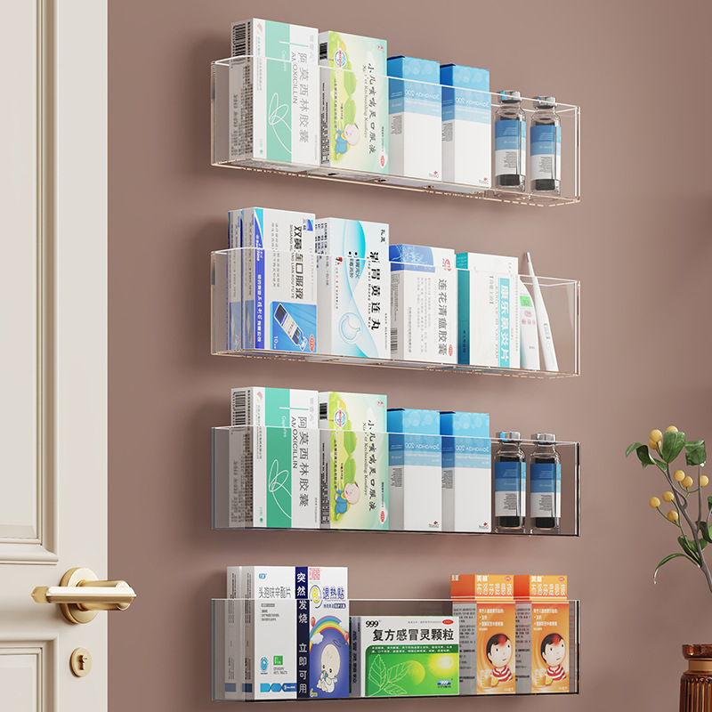 Cutie depozitare medicamente, montată pe perete, acrilică, multi-strat, capacitate 1 L.