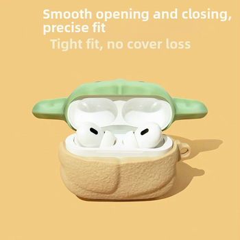 Baby Yoda zaštitna futrola za AirPods Pro 2. generacije – mekani silikon, crtanog stila