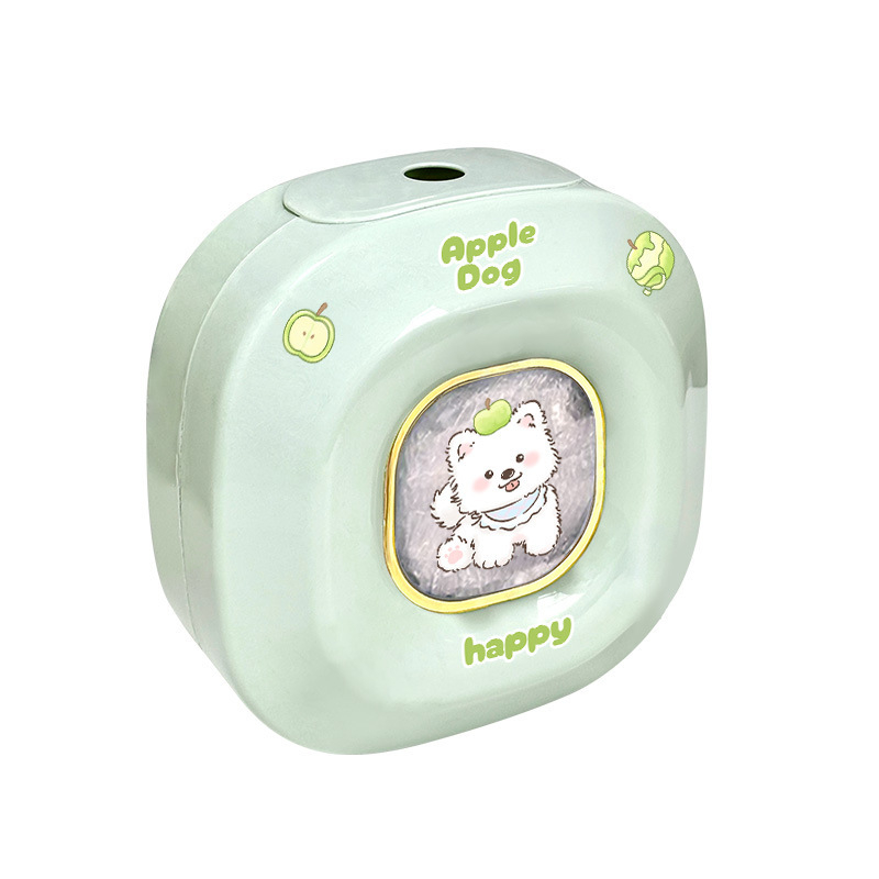 Zidna kutija za plastičnu foliju za skladištenje sa slatkim štenetom, bez montaže, moderni minimalistički stil