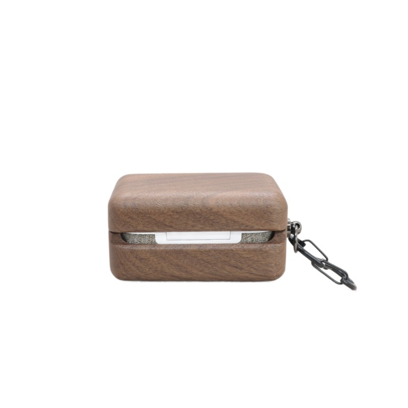Drevené tvrdé puzdro na slúchadlá Sennheiser Momentum True Wireless Gen 3/4 – vyrezávaný dizajn