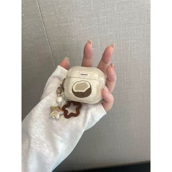 Husă din coajă de nucă de cocos pentru Huawei FreeBuds SE3/SE2 – mărgele lucrate manual, model IP universal, compatibil Huawei