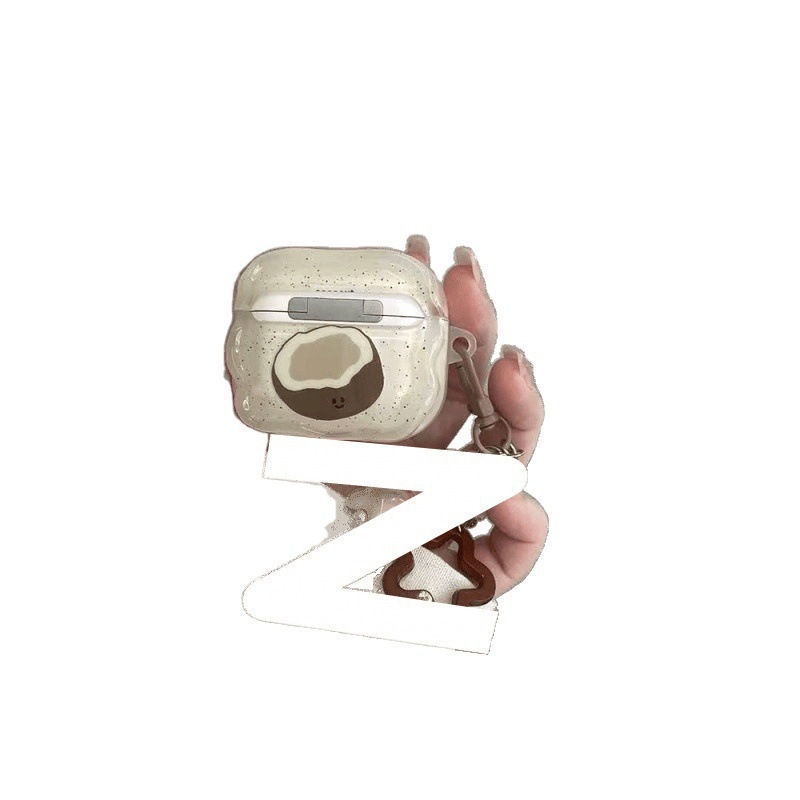 Husă din coajă de nucă de cocos pentru Huawei FreeBuds SE3/SE2 – mărgele lucrate manual, model IP universal, compatibil Huawei