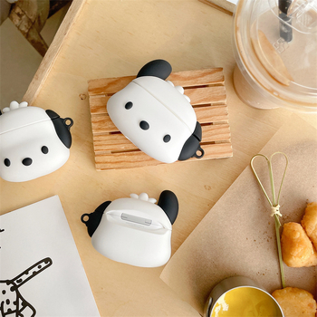 Carcasă AirPods Pacha Dog - silicon, stil desen animat, gravură, personalizabilă, pentru alte modele AirPods (Silicon; Desen Animat; Gravură; Personalizare)