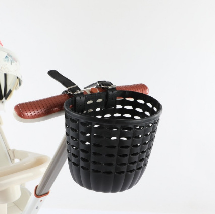 Coș pentru bicicletă pentru copii, din PP, compatibil cu biciclete, cărucioare, biciclete de echilibru și trotinete