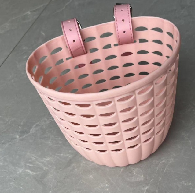 Coș pentru bicicletă pentru copii, din PP, compatibil cu biciclete, cărucioare, biciclete de echilibru și trotinete