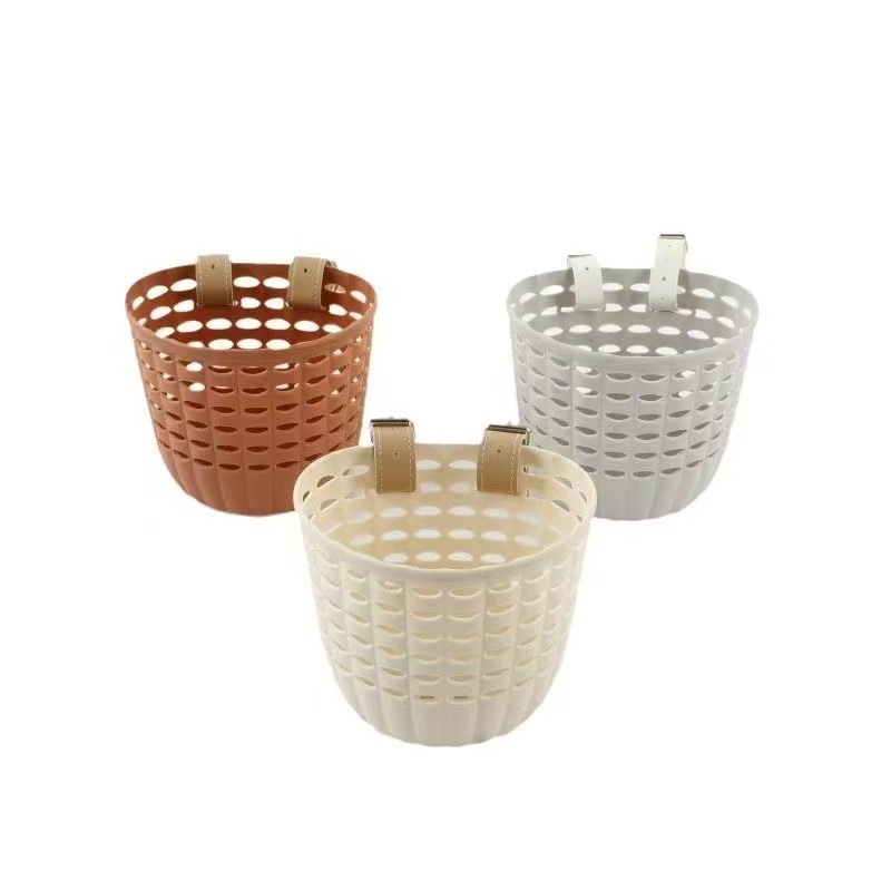 Coș pentru bicicletă pentru copii, din PP, compatibil cu biciclete, cărucioare, biciclete de echilibru și trotinete