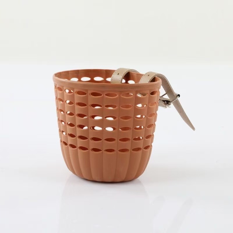 Coș pentru bicicletă pentru copii, din PP, compatibil cu biciclete, cărucioare, biciclete de echilibru și trotinete