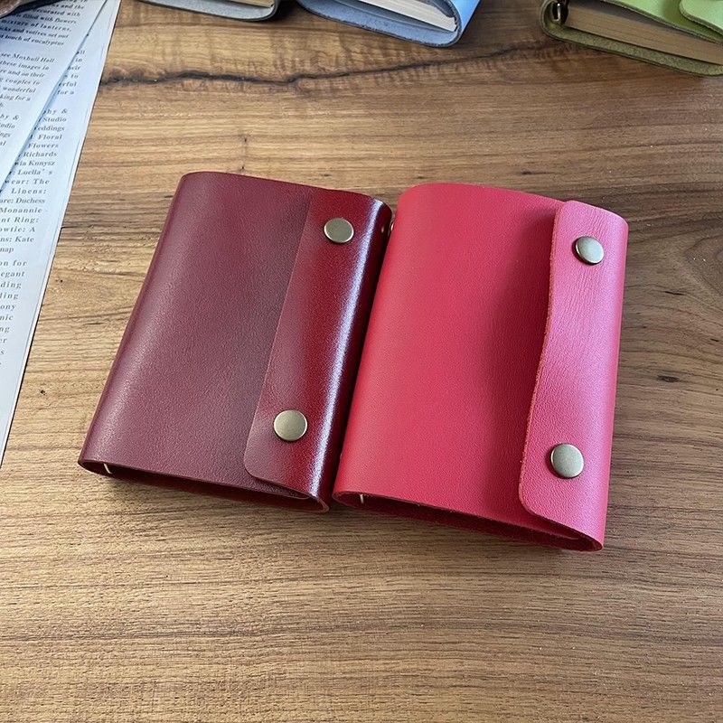 Bilježnica Unique — kožna korica, binder stil, papir od drvene mase 75 g/m², japansko-korejski stil