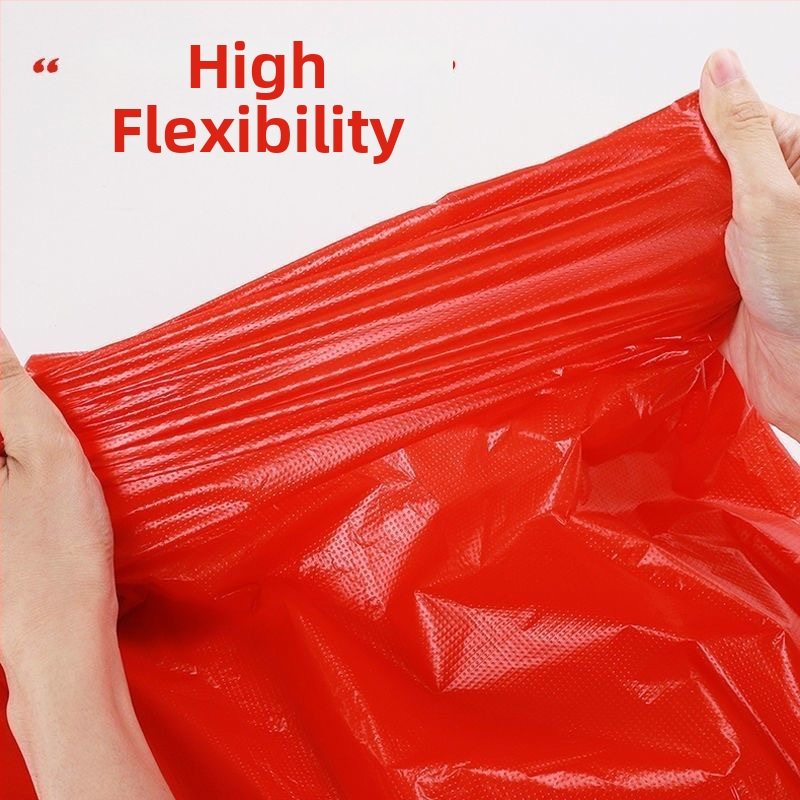 Taška na odpadky, PE materiál, hrubšia, jednorazová, vesta štýl, domáce použitie