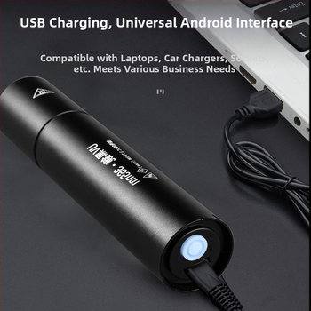 UV лампа за откриване на флуоресцентни агенти с 365 nm UV светлина, LED източник, алуминиев корпус, батерия 800 mAh, мощност 3 W