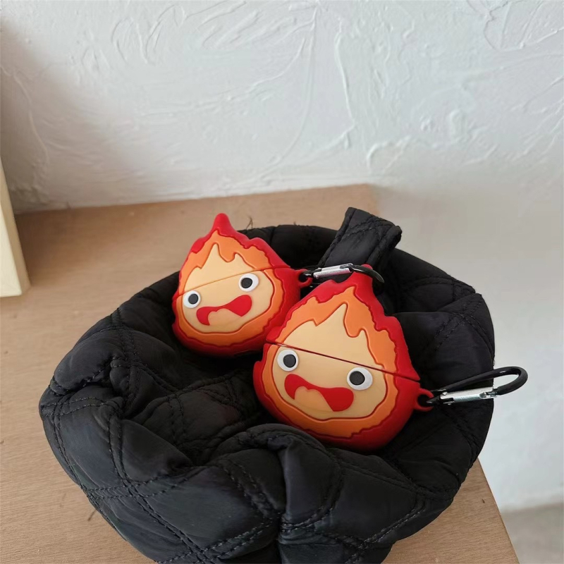 Howl's Moving Castle silikonska futrola za AirPods Pro 1/2/3 generacije – crtić dizajn zaštitna futrola