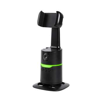 Телефонен стабилизатор с AI автоматично проследяване и лицево разпознаване | пан-tilt, Bluetooth дистанционно, настолен държач за лайв стрийминг