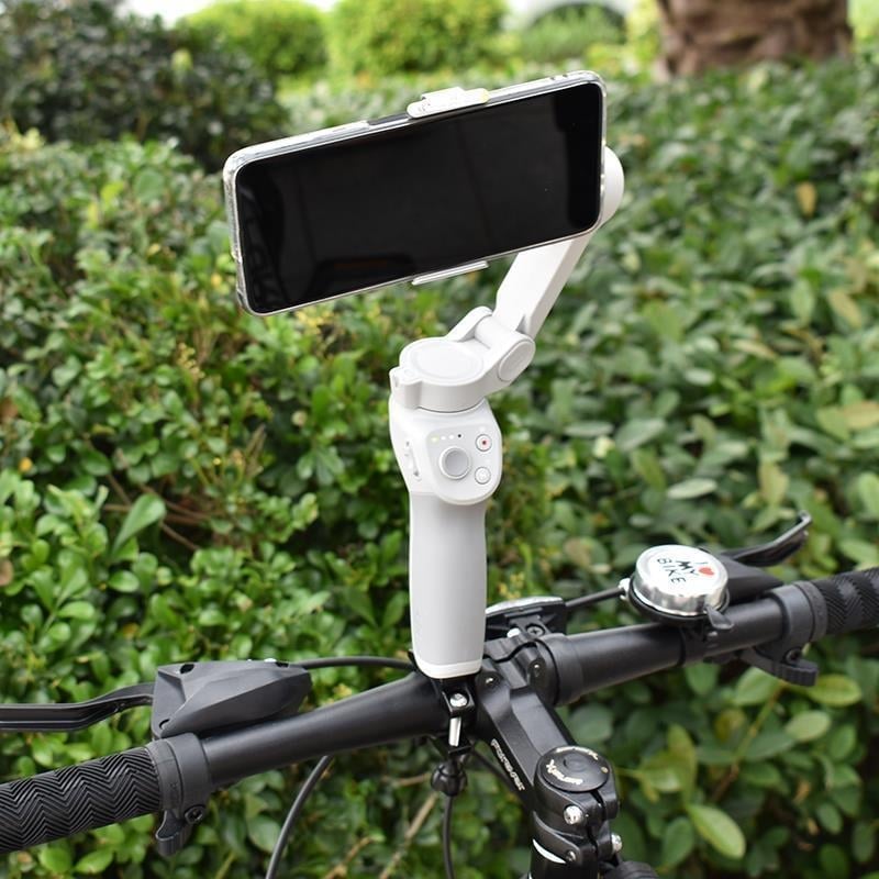 OM4-съвместим мобилен гимбал велосипеден монтаж с Bluetooth дистанционно
