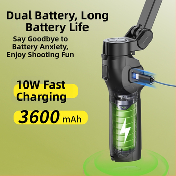 L9Lite триосен мобилен стабилизатор за телефон с AI модул и проследяване на лице