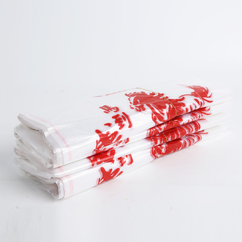 Geantă tote din plastic transparentă, cu construcție dublă și construcție îngroșată, cu mâner de 23 cm.