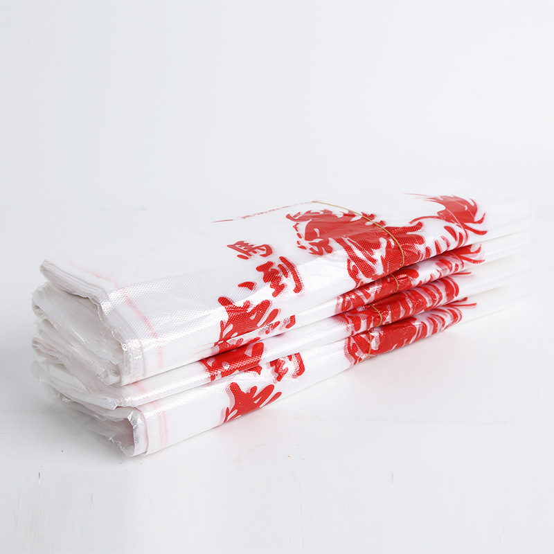 Geantă tote din plastic transparentă, cu construcție dublă și construcție îngroșată, cu mâner de 23 cm.