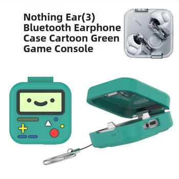 Nothing Ear(3) silikónové ochranné puzdro – cartoon dizajn, tvrdý plášť, prenosné, prispôsobiteľné, vstrekované tvarovanie