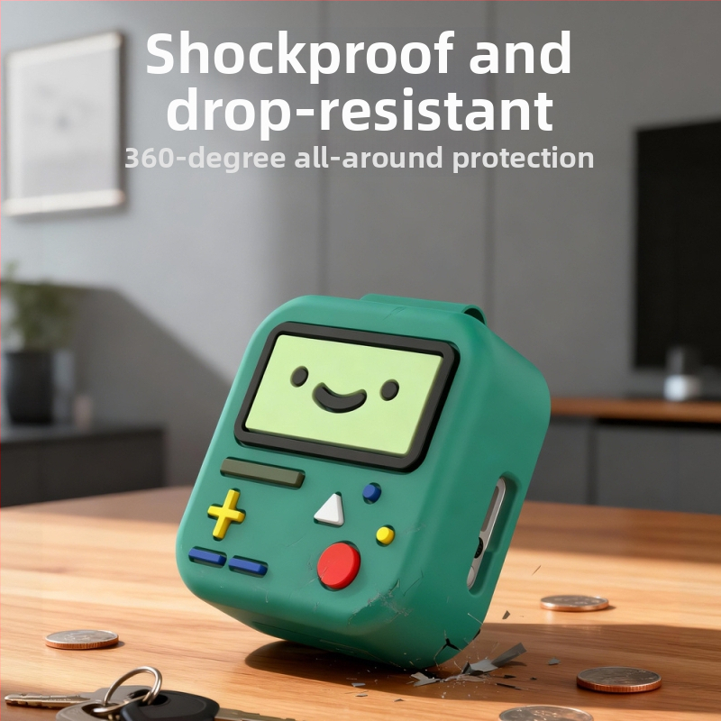 Nothing Ear(3) silikónové ochranné puzdro – cartoon dizajn, tvrdý plášť, prenosné, prispôsobiteľné, vstrekované tvarovanie