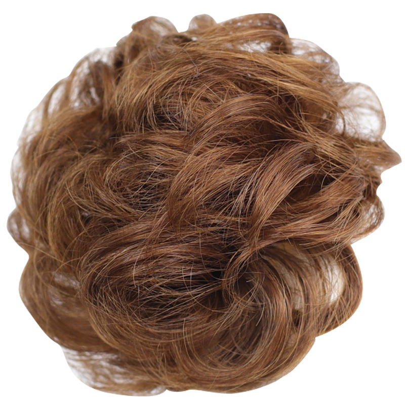 Perucă naturală scurtă cu bucle, fibre termorezistente, model bucle, breton drept sau înclinant, vopsirea nu este recomandată