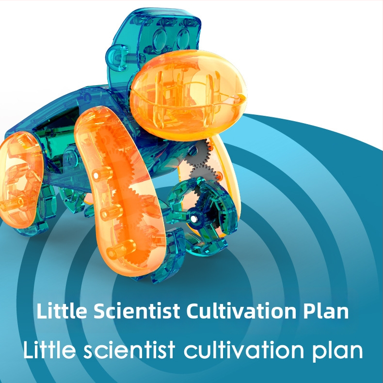 DIY Solárny slimák STEM hra pre deti 7–14 rokov • Plast • Značka Zesheng • Solárne napájanie