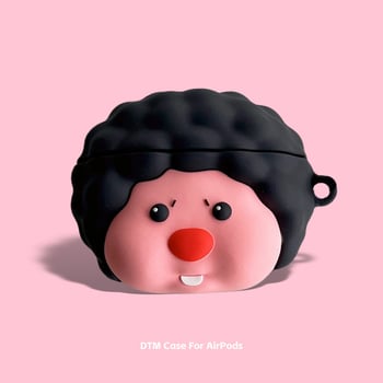 Silikónový karikatúrny ochranný obal pre Apple AirPods Pro 2 a AirPods 3 – mäkký kryt, vstrekované formovanie