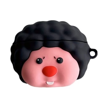 Silikónový karikatúrny ochranný obal pre Apple AirPods Pro 2 a AirPods 3 – mäkký kryt, vstrekované formovanie