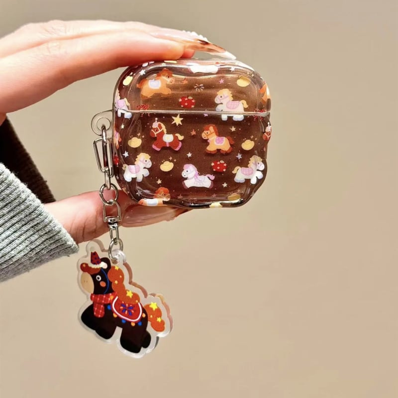 Kućište za AirPods Pro 3 - mekani silikon, novogodišnji dizajn Little Pony
