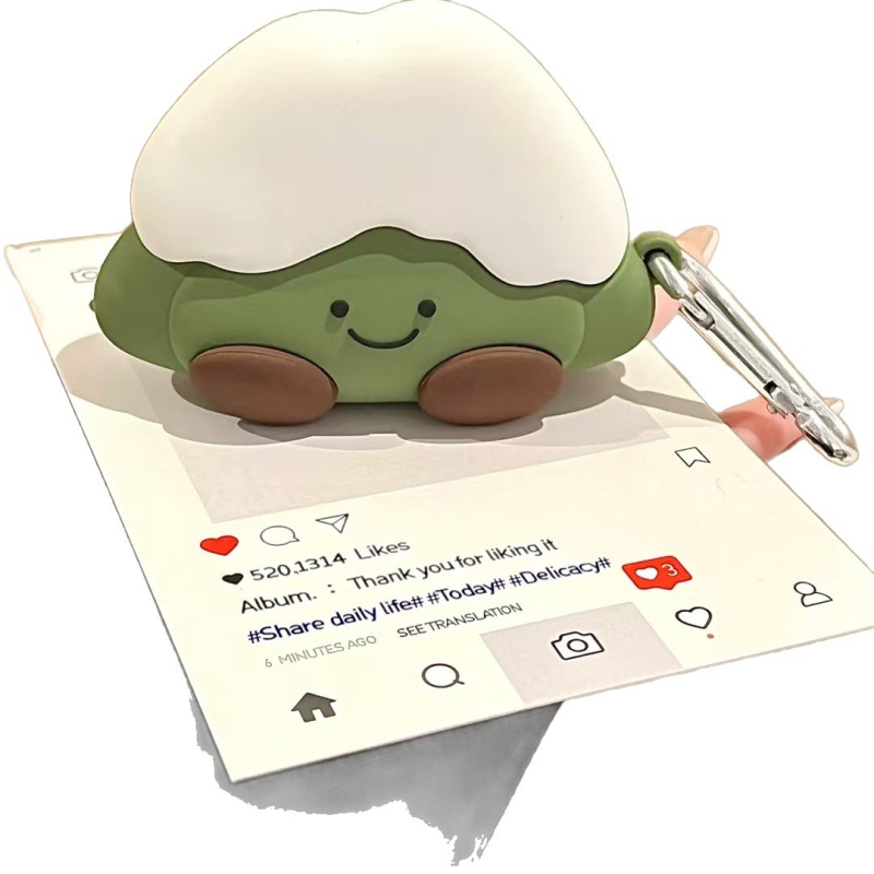 Kućište za AirPods Pro s Emoji Matcha Snow Mountain, kompatibilno s 2. i 3. generacijom