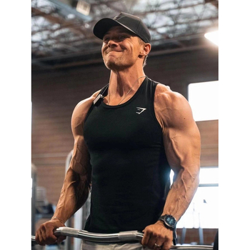 Αθλητικό γιλέκο με γρήγορο στέγνωμα 100% πολυεστέρας, σχέδιο με γράμματα, καλοκαιρινό μοντέλο για ενήλικες άνδρες, ιδανικό για τρέξιμο