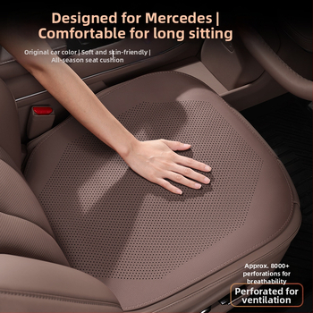 Sedadlová vankúš Mercedes‑Benz pre E300L, GLC260L, C‑triedu a E‑triedu – chladiaca podložka s prírodnou vláknou, vhodná pre všetky ročné obdobia