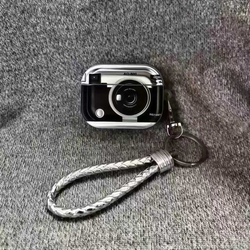 AirPods 1/2 TPU zaštitno kućište s reljefnim retro dizajnom kamere