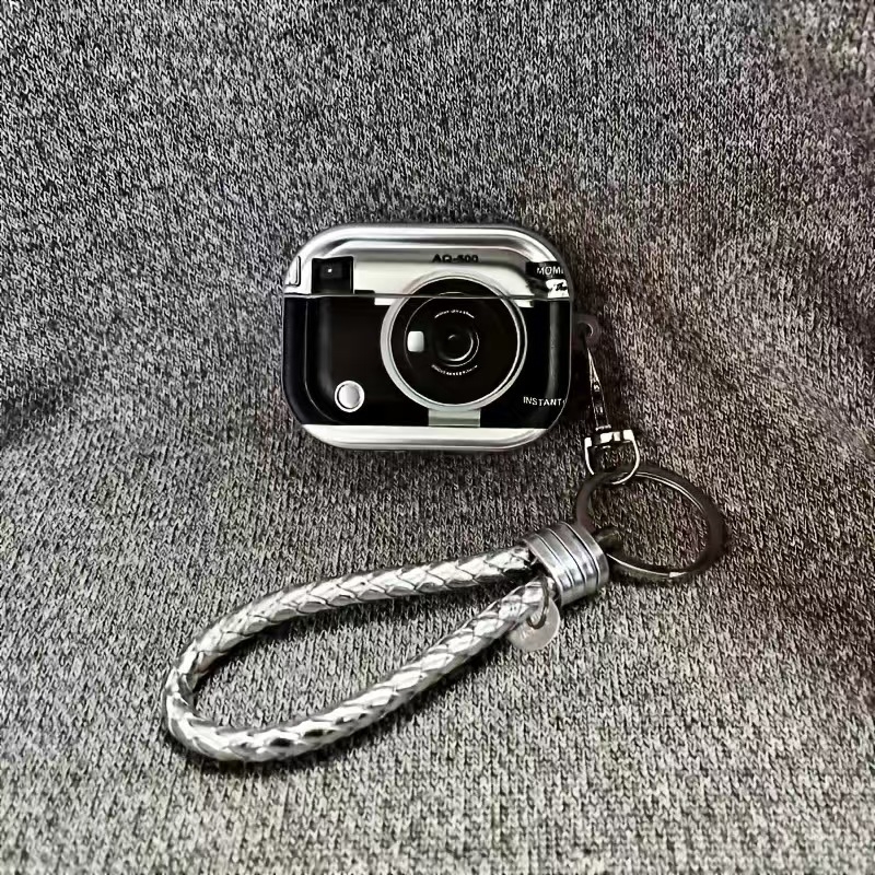 AirPods 1/2 TPU zaštitno kućište s reljefnim retro dizajnom kamere