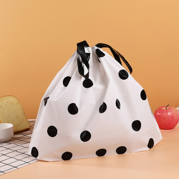 Jednokratna torbica za pakiranje sa šnomom, mat završna obrada, dvostruki sloj debljine 14, opća ambalaža