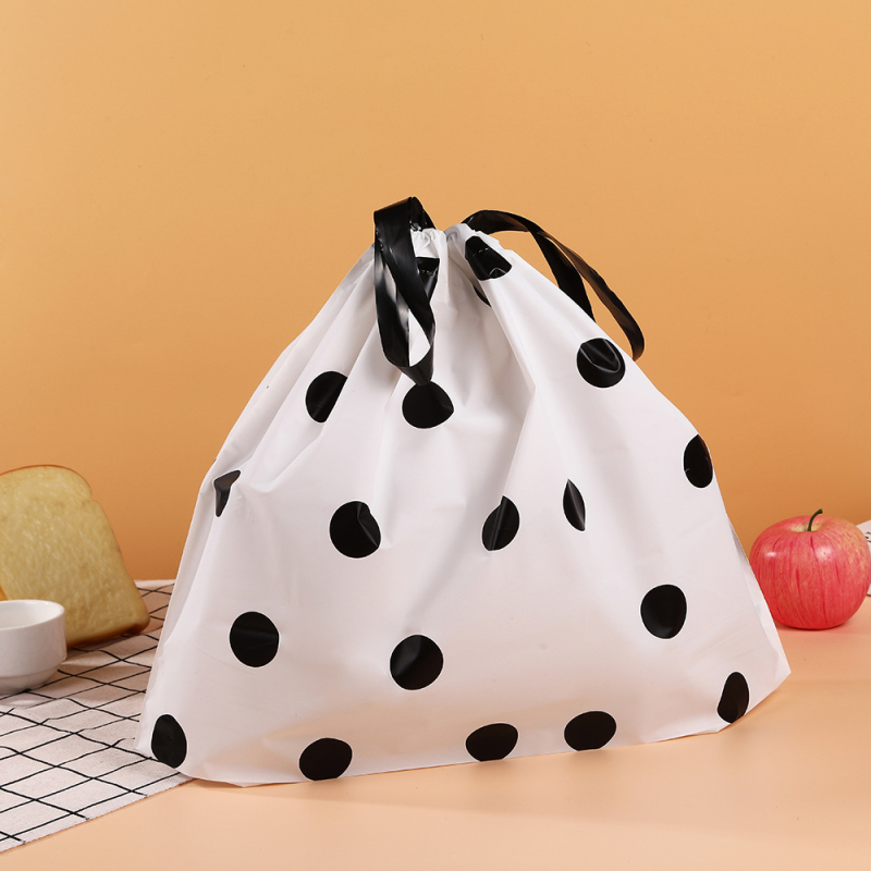 Jednokratna torbica za pakiranje sa šnomom, mat završna obrada, dvostruki sloj debljine 14, opća ambalaža