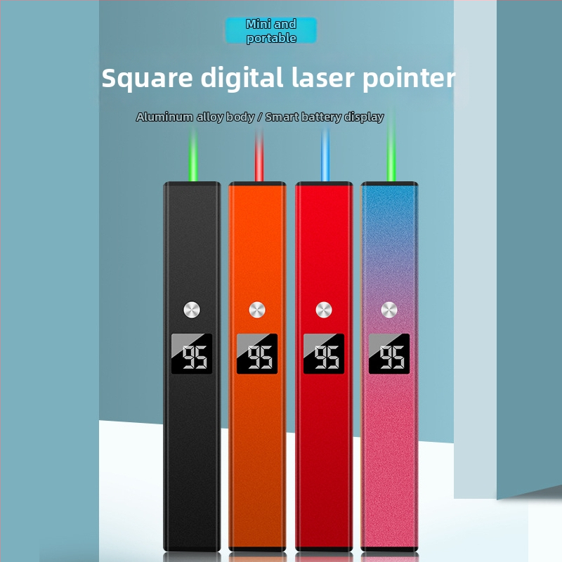 Laser pointer olovka s prikazom snage — Suoxue, mogućnost tiskanja logotipa, za poslovnu uporabu (prodajno odjeljenje, sastanci, gradilišta)