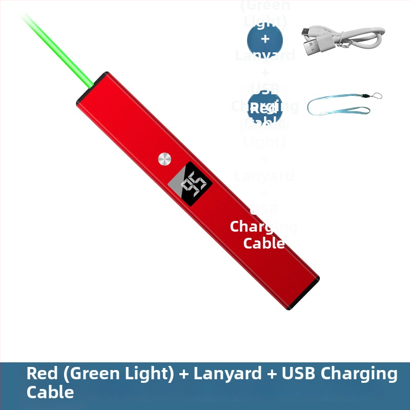 Laser pointer olovka s prikazom snage — Suoxue, mogućnost tiskanja logotipa, za poslovnu uporabu (prodajno odjeljenje, sastanci, gradilišta)