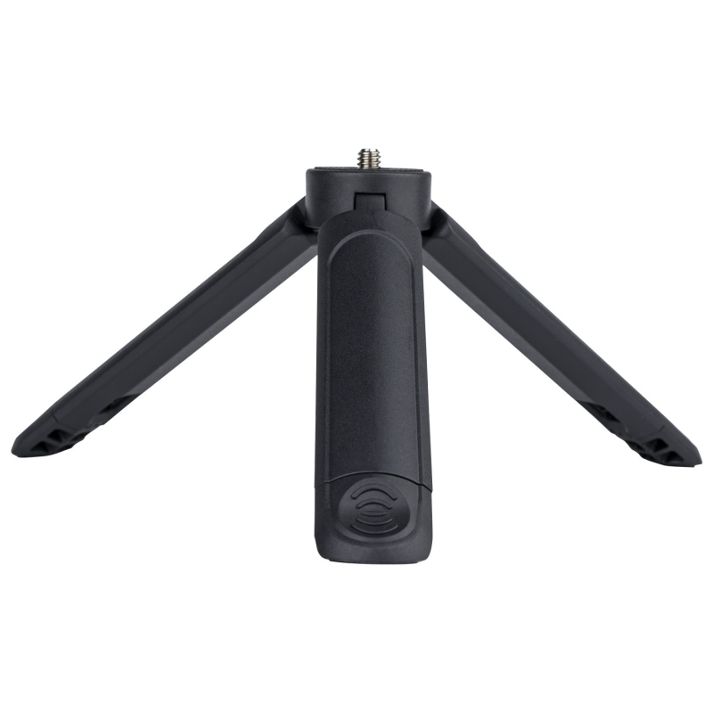 Trepied mini telescopic în două secțiuni pentru telefon – ABS, capacitate de încărcare până la 2 kg, greutate 83 g, fotografiere stabilă