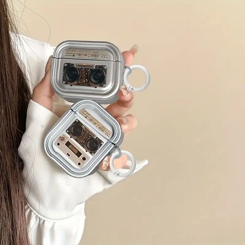 Zaštitno kućište AirPods od TPU-a, prijenosno mekano kućište, otisak završna obrada, šifra proizvoda a0, kompatibilan s Apple.