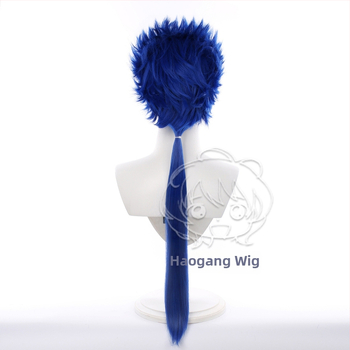 Cu Chulainn cosplay paróka Fate Stay Night Lancer, hosszú haj, hőálló szál, anime stílus