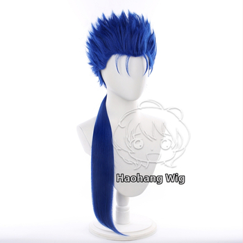 Cu Chulainn cosplay paróka Fate Stay Night Lancer, hosszú haj, hőálló szál, anime stílus