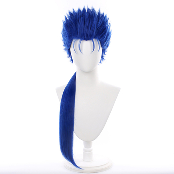Cu Chulainn cosplay paróka Fate Stay Night Lancer, hosszú haj, hőálló szál, anime stílus