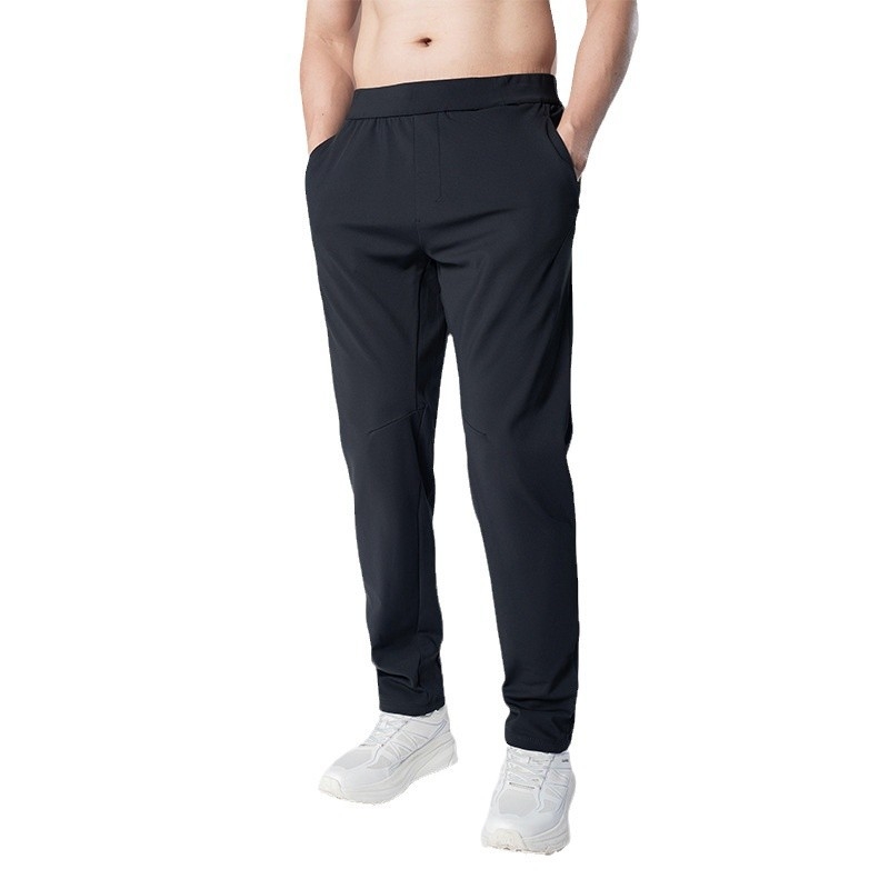 Lucen muške hlače s ravnim krojem, cropped dužina, velveteen materijal, elastični poliester, srednji pojas, svakodnevno nošenje kroz sve sezone