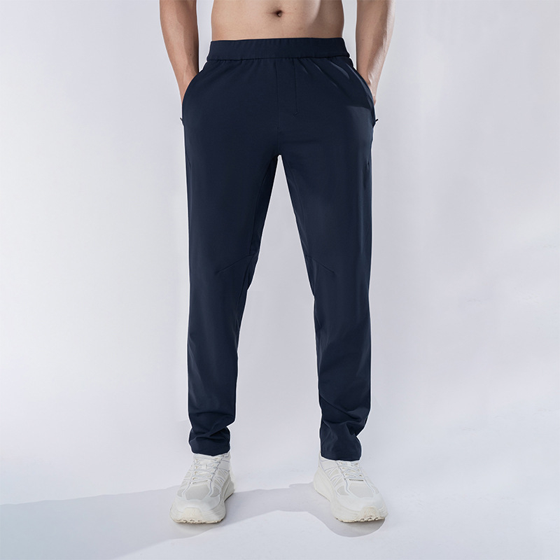 Lucen muške hlače s ravnim krojem, cropped dužina, velveteen materijal, elastični poliester, srednji pojas, svakodnevno nošenje kroz sve sezone