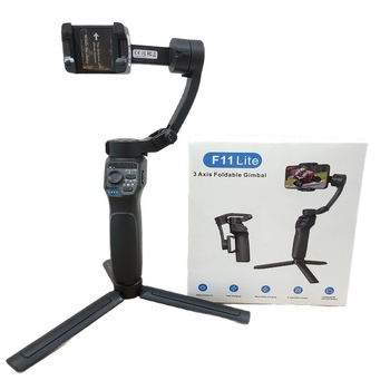 Stabilizator za mobitel s 270° horizontalnom/vertikalnom rotacijom, ABS+plastika, 374 g, za live video i fotografiju, kompatibilan s različitim telefonima