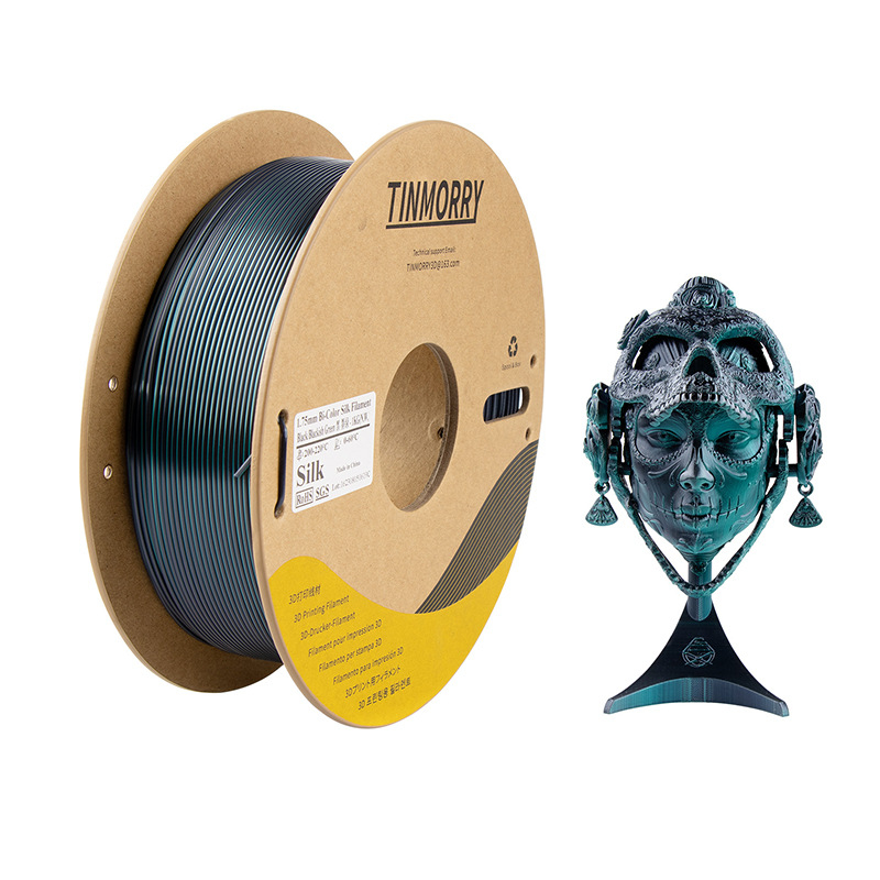 PLA нишка за FDM 3D принтер с коприна-ефект, кръгло сечение