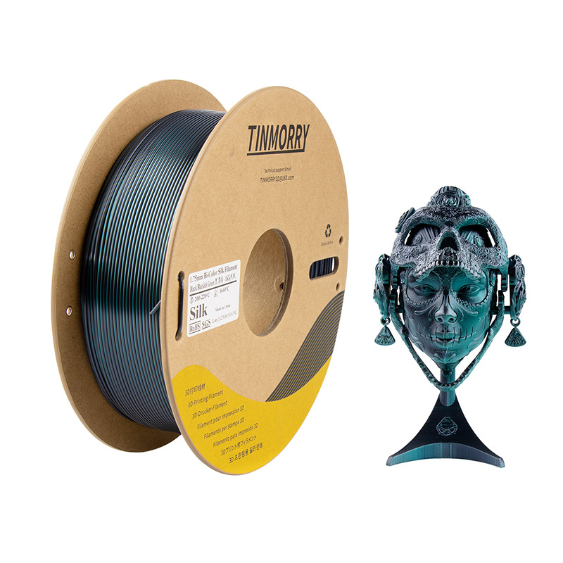 PLA нишка за FDM 3D принтер с коприна-ефект, кръгло сечение