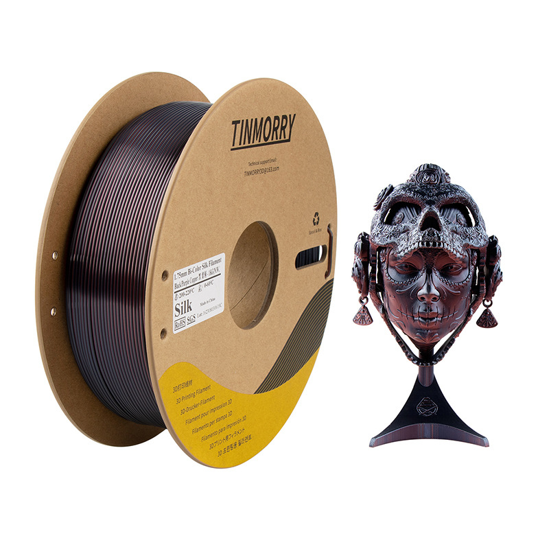 PLA нишка за FDM 3D принтер с коприна-ефект, кръгло сечение