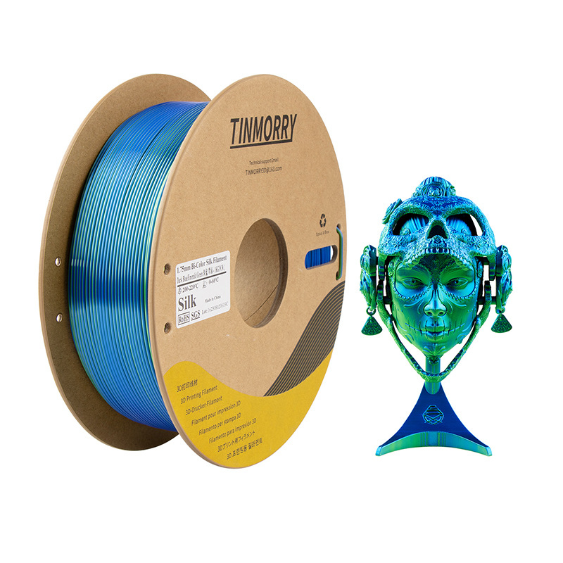 PLA нишка за FDM 3D принтер с коприна-ефект, кръгло сечение