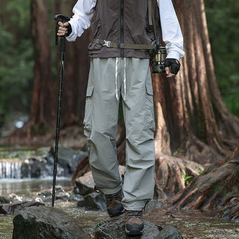 Outdoor softshell hlače za muškarce i žene – vodootporan najlon, jesenji paratrooper stil, udoban kroj, više džepova