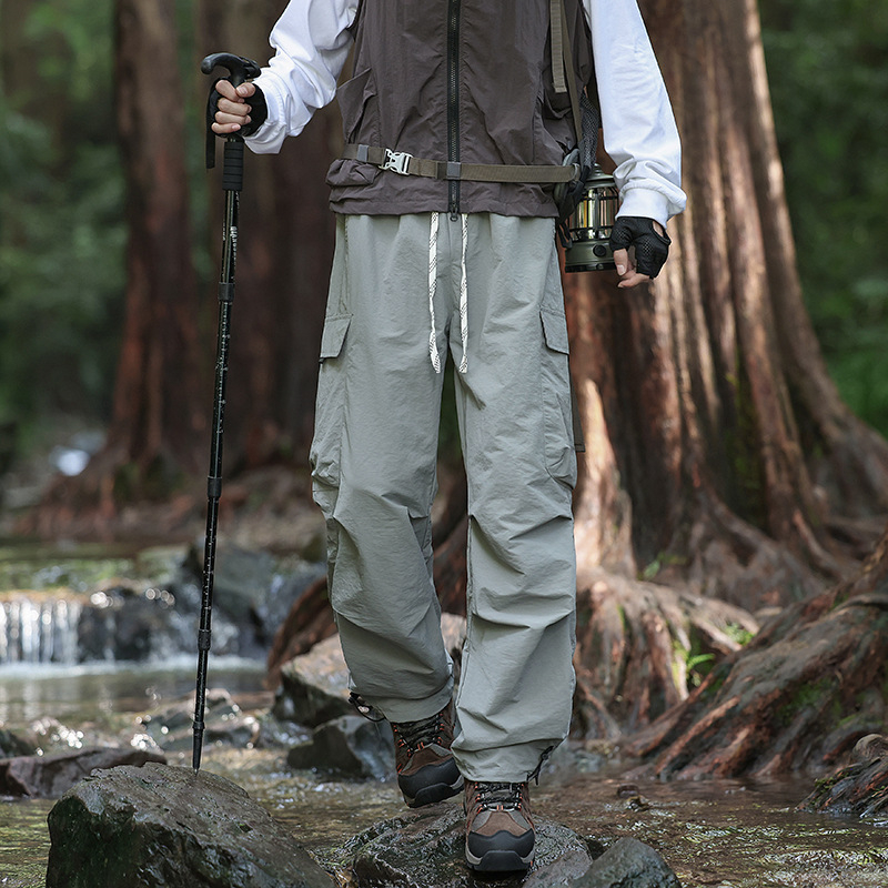 Outdoor softshell hlače za muškarce i žene – vodootporan najlon, jesenji paratrooper stil, udoban kroj, više džepova